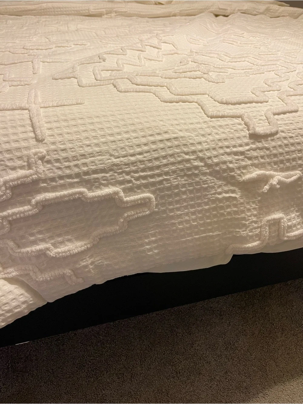 Pendleton Kiva Steps King Comforter and Shams Set Textured Cotton Waffle Weave